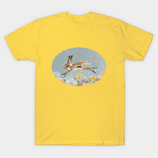 Clover the leaping hare T-Shirt by KayleighRadcliffe